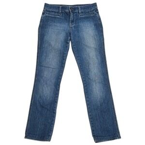 MiH Oslo‎ Jeans Womens Blue Denim Straight Slim Leg Casual Pants